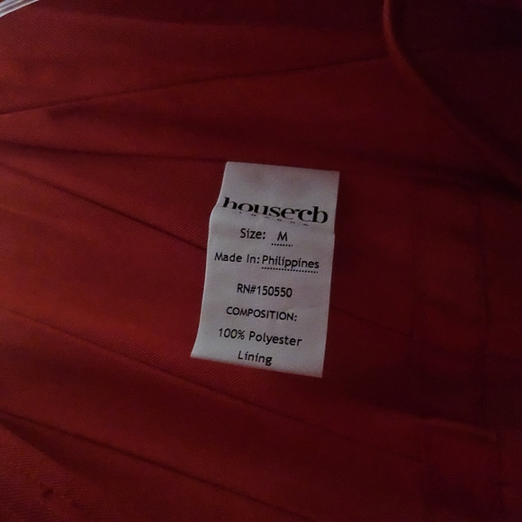 House Of CB 'Genevieve' Scarlet Satin Lace Back Corset - Picture 5 of 5